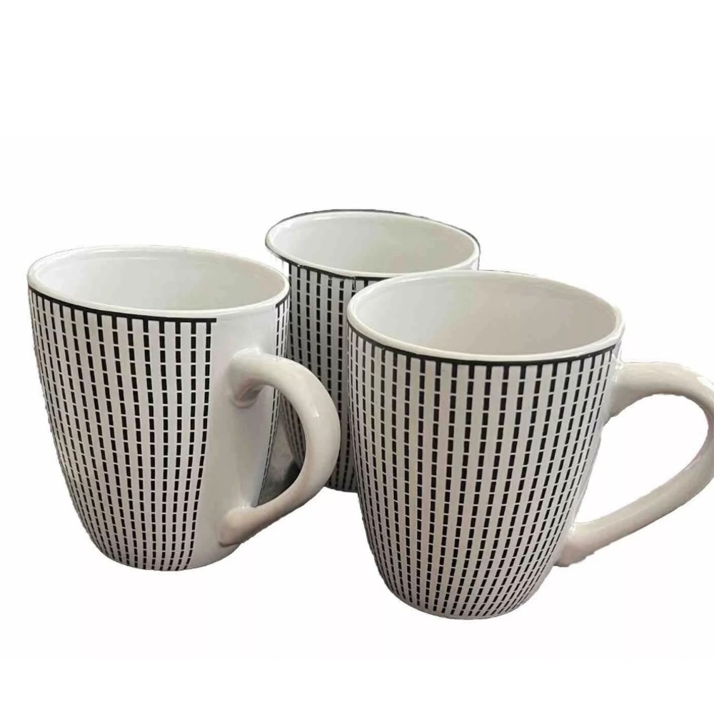 ROYAL NORFOLK INC COFFE/TEA MUGS SET OF 3